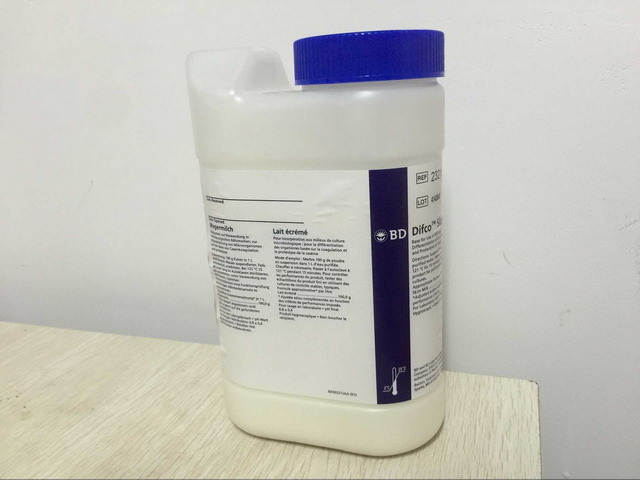 美國BD Difco脫脂奶粉Skim Milk培養基 貨號232100，原裝進口