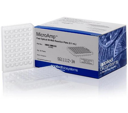 美國ABI進口Fast Optical 48-Well Reaction Plate快速光學透明48孔反應(yīng)板4375816