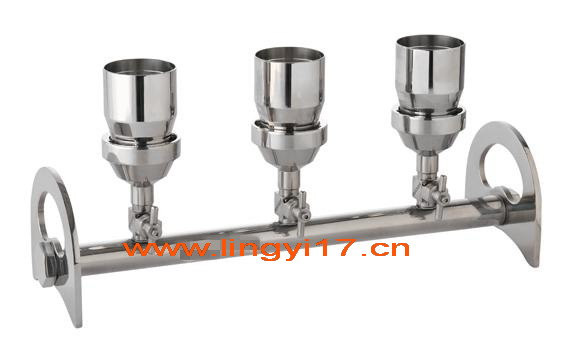 美國Science Tool BV331不銹鋼三聯過濾座