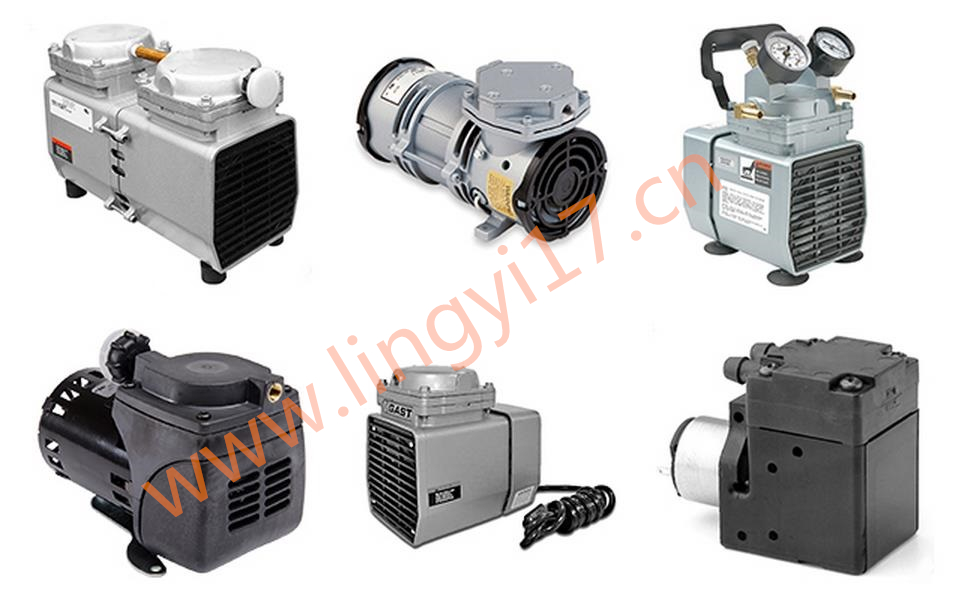 美國GAST無油隔膜真空泵DOA-P504-BN,抽氣/排氣速度:28升/分鐘