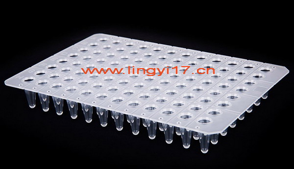 0.1ml無裙邊96孔PCR板LB1000,透明,15板/盒,10盒/箱,用于Bio-Rad iQ5,ABI 7500fast