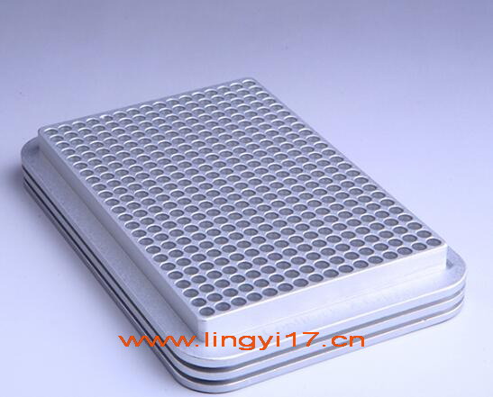 LV-384 鋁制384孔V型孔冷卻板，冷卻模塊 