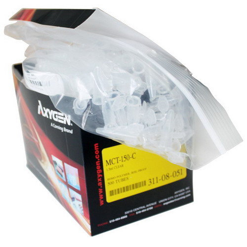 Axygen愛思進(jìn)1.5mL透明離心管MCT-150-C，進(jìn)口離心管