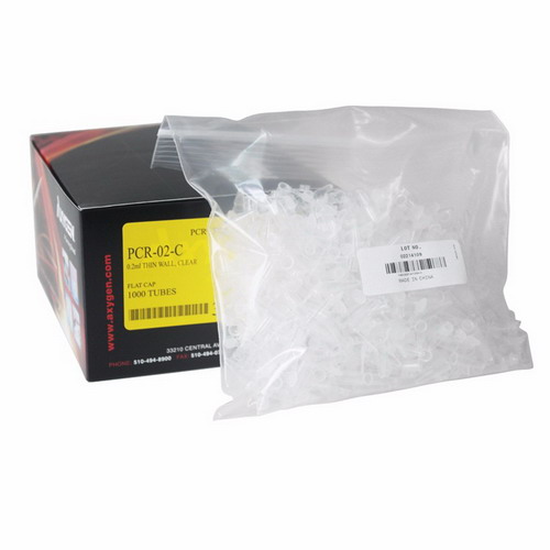 愛思進0.2mL透明PCR進口薄壁單管,帶平蓋