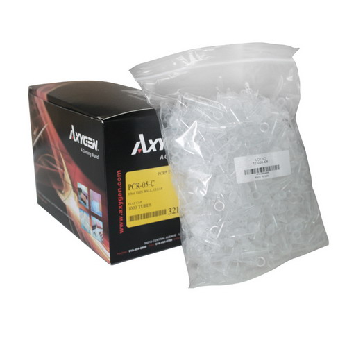 進口愛思進0.5ml透明平蓋PCR薄壁管PCR-05-C