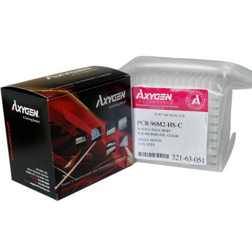 Axygen愛思進(jìn)96孔PCR微孔板,透明,半裙邊PCR-96M2-HS-C