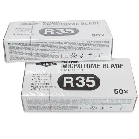 進口A35羽毛刀片R35,用于石蠟包埋組織切片
