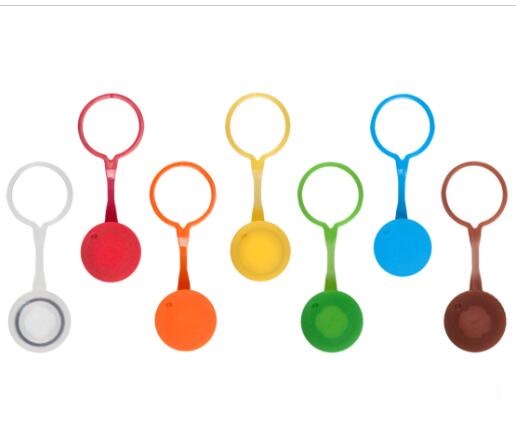 Axygen愛思進帶環螺旋蓋，帶O型圈，藍色SCO-LP-B