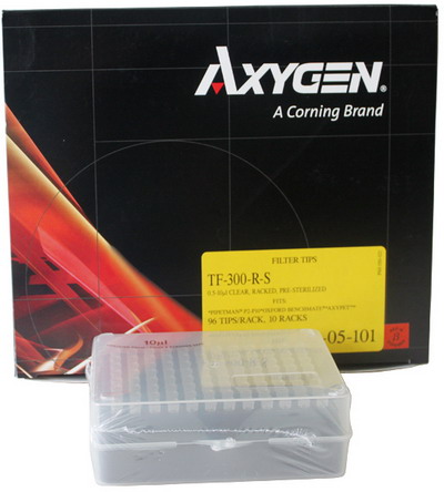 愛思進進口10ul盒裝滅菌濾芯吸頭TF-300-R-S