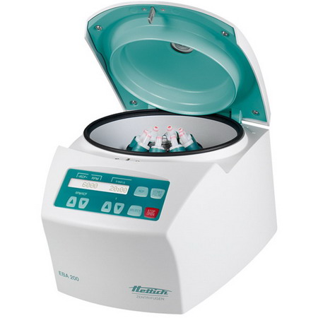 德國Hettich EBA 200帶轉子小型低速離心機