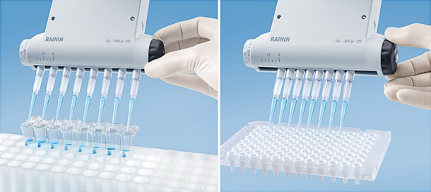 瑞寧Pipet-Lite XLS間距可調手動多道移液器